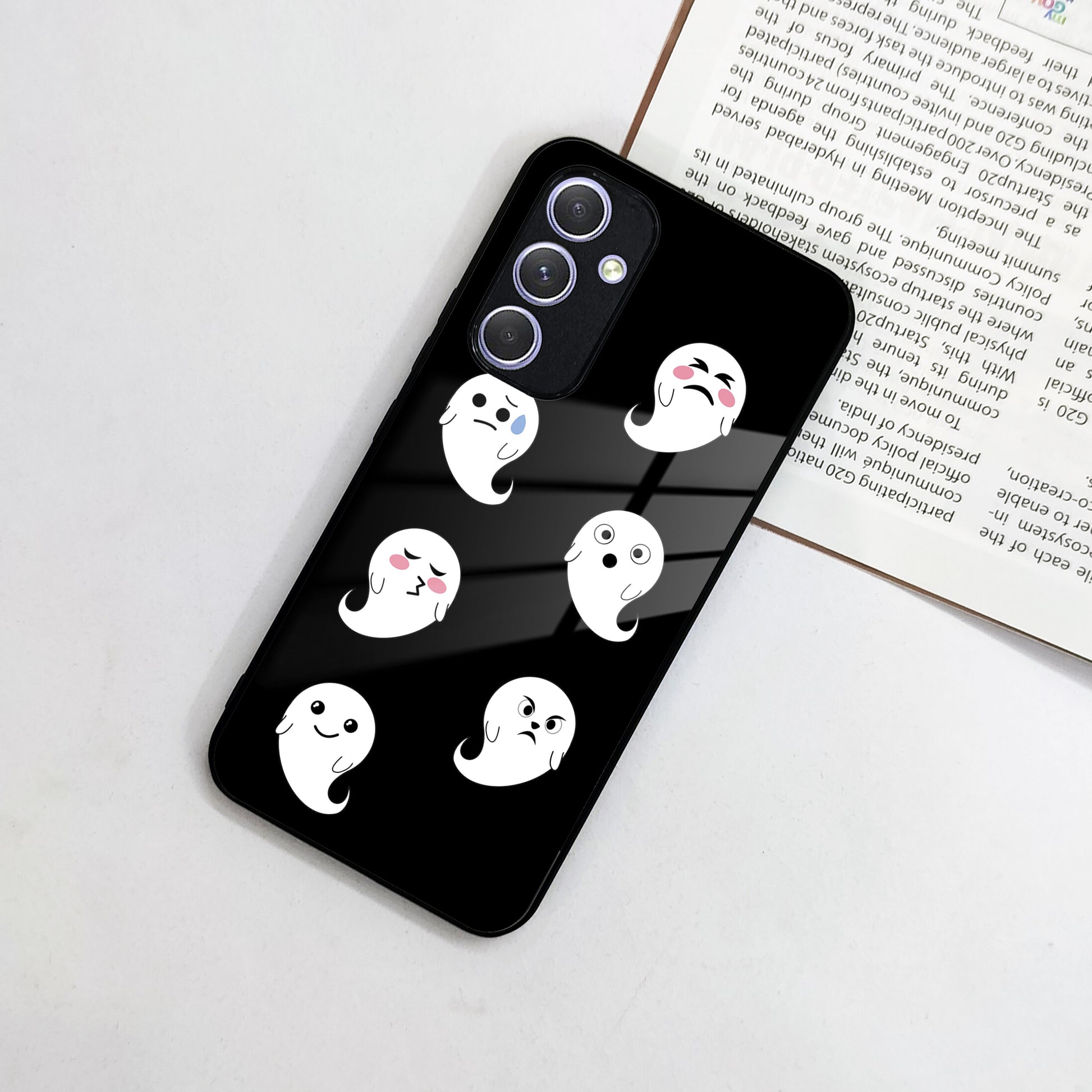 Cute Ghost Glass Case Cover For Samsung ShopOnCliQ