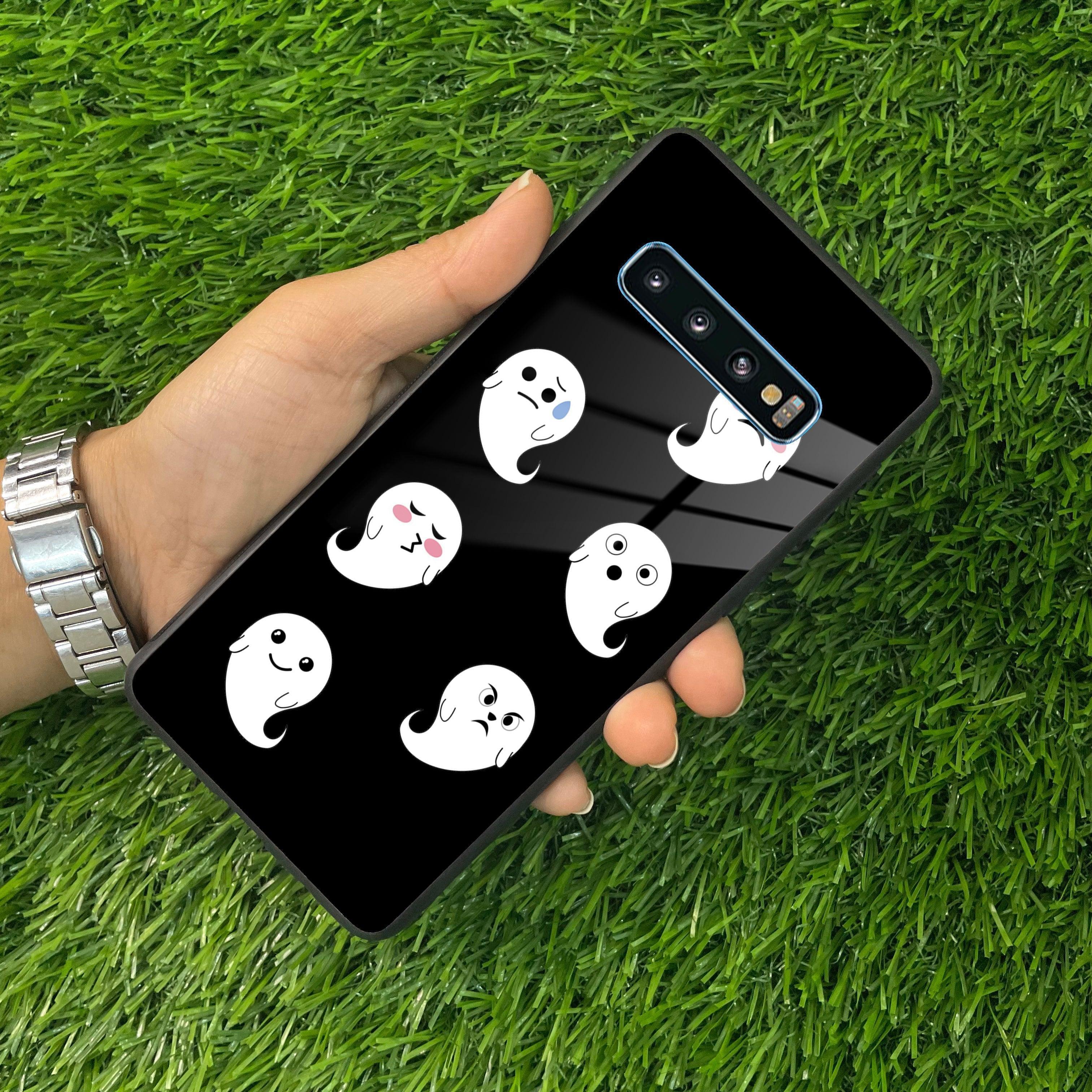 Cute Ghost Glass Case Cover For Samsung - ShopOnCliQ
