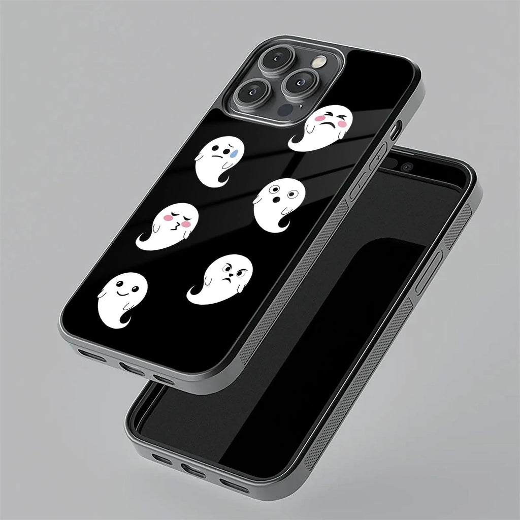 Cute Ghost Glass Case Cover For Oppo - ShopOnCliQ