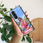 Cute Girl Glossy Metal Case Cover For Samsung - ShopOnCliQ