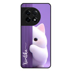 Cute KItten Glossy Metal Case Cover For OnePlus - ShopOnCliQ