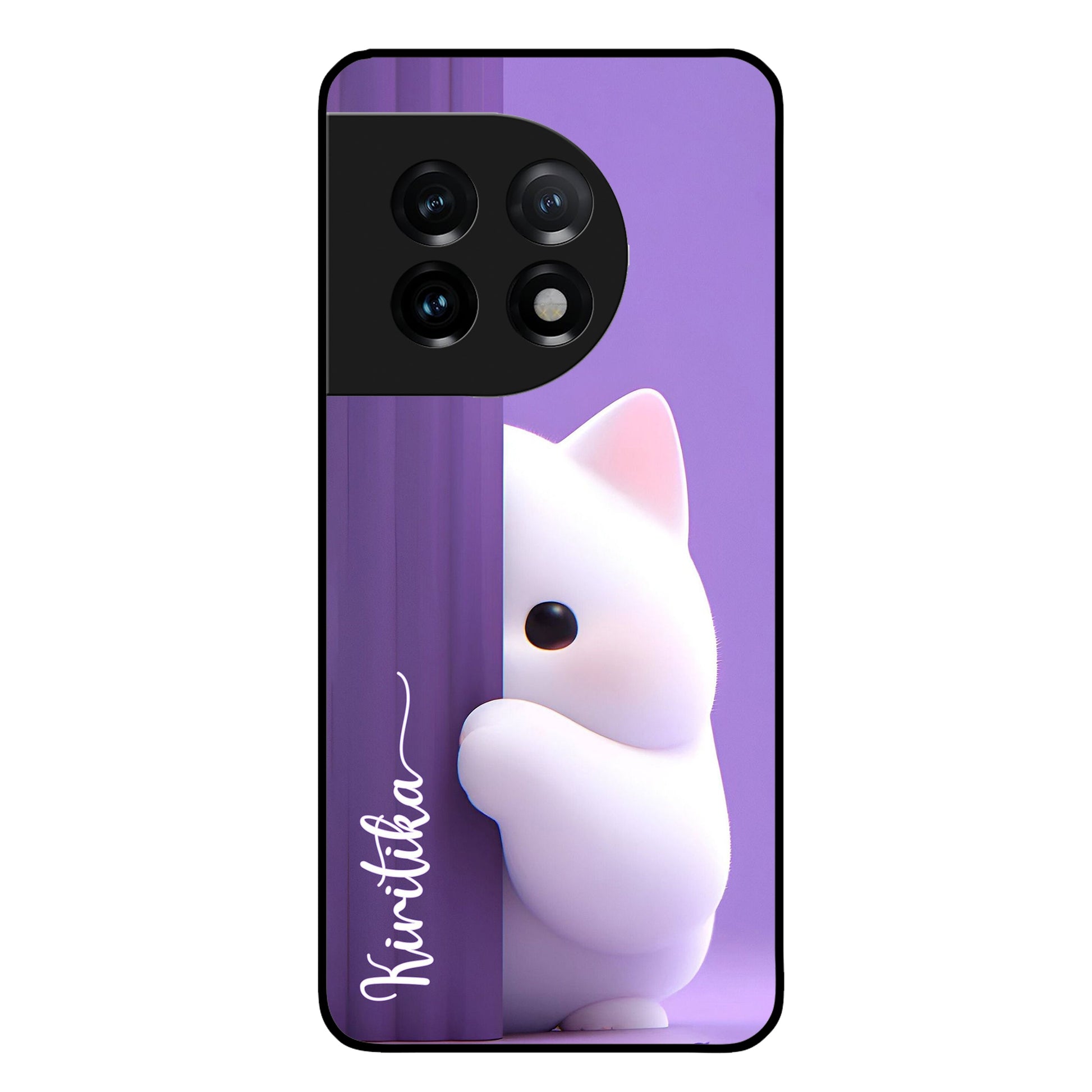 Cute KIttens Glossy Metal Case Cover For OnePlus ShopOnCliQ