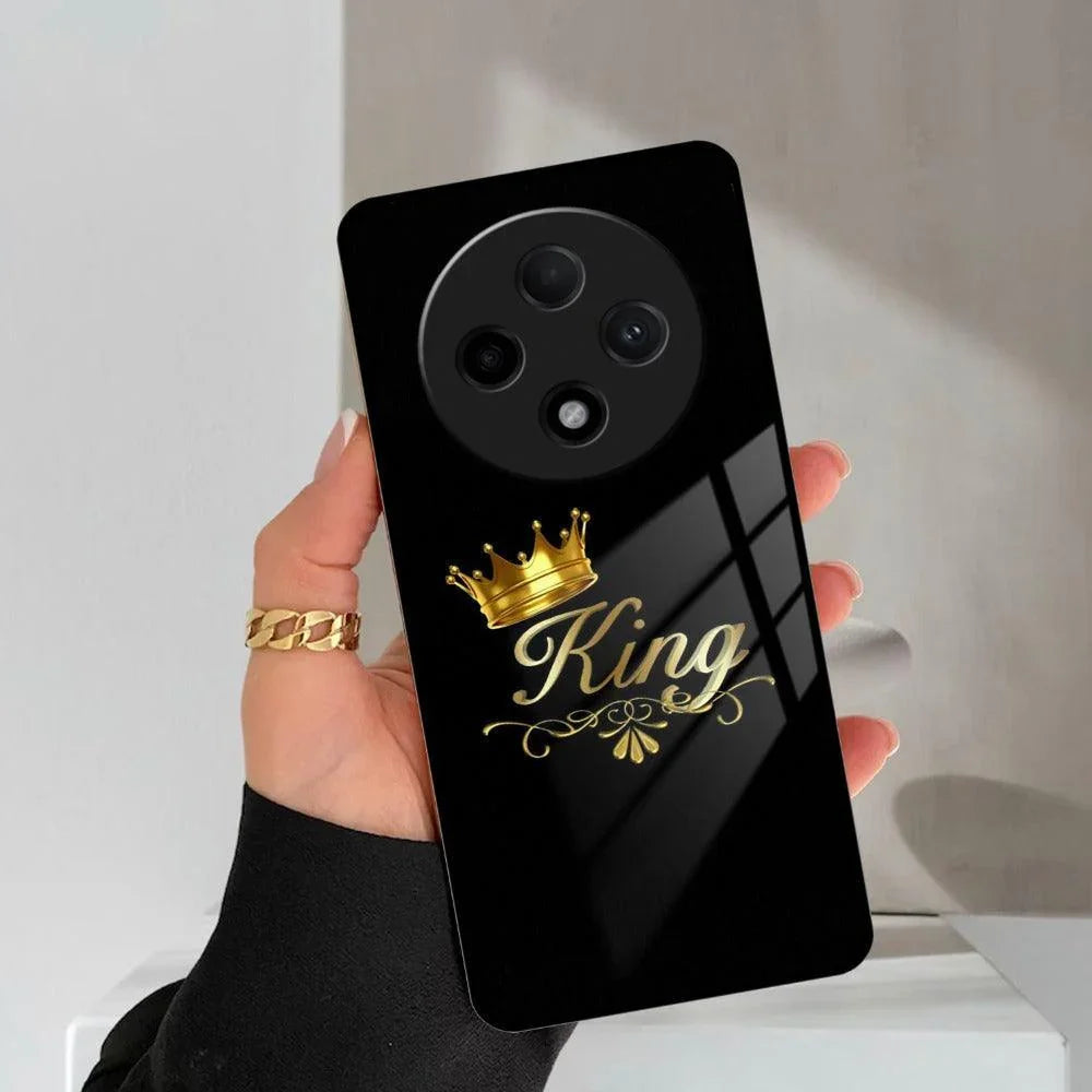 Cute King With Crown Glass Case For Oppo - ShopOnCliQ