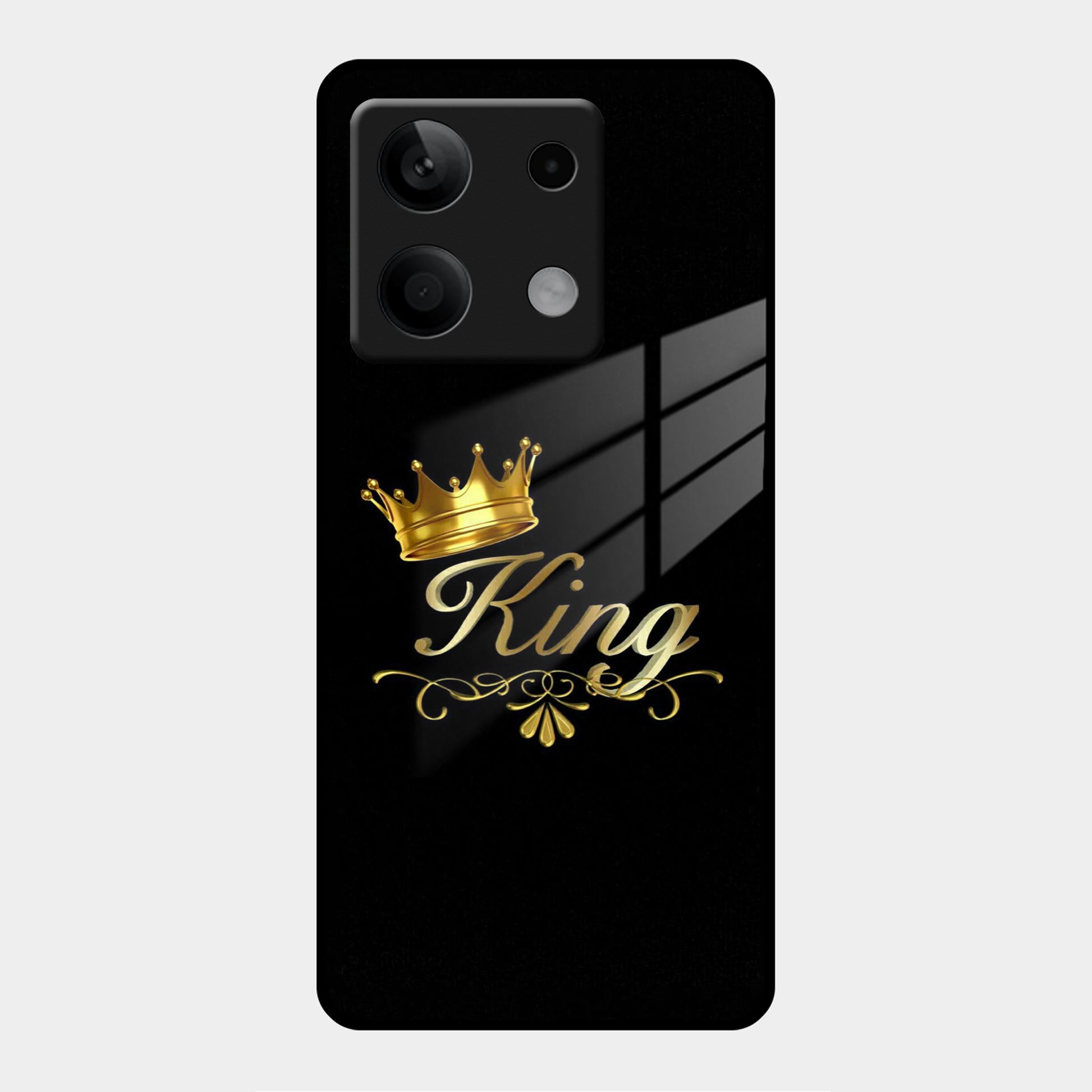 Cute King With Crown Glass Case For Poco - ShopOnCliQ