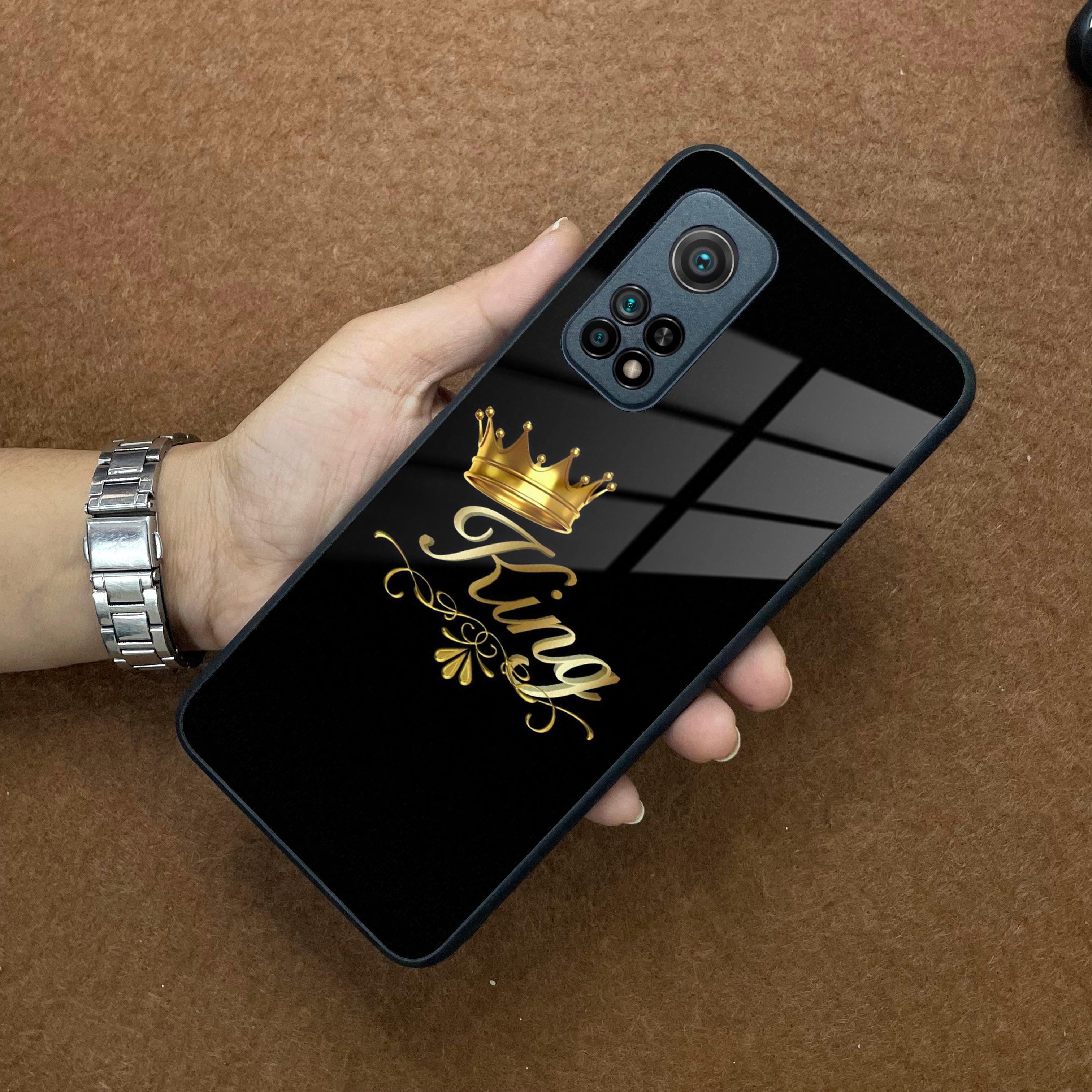 Cute King With Crown Glass Case For Redmi/Xiaomi - ShopOnCliQ