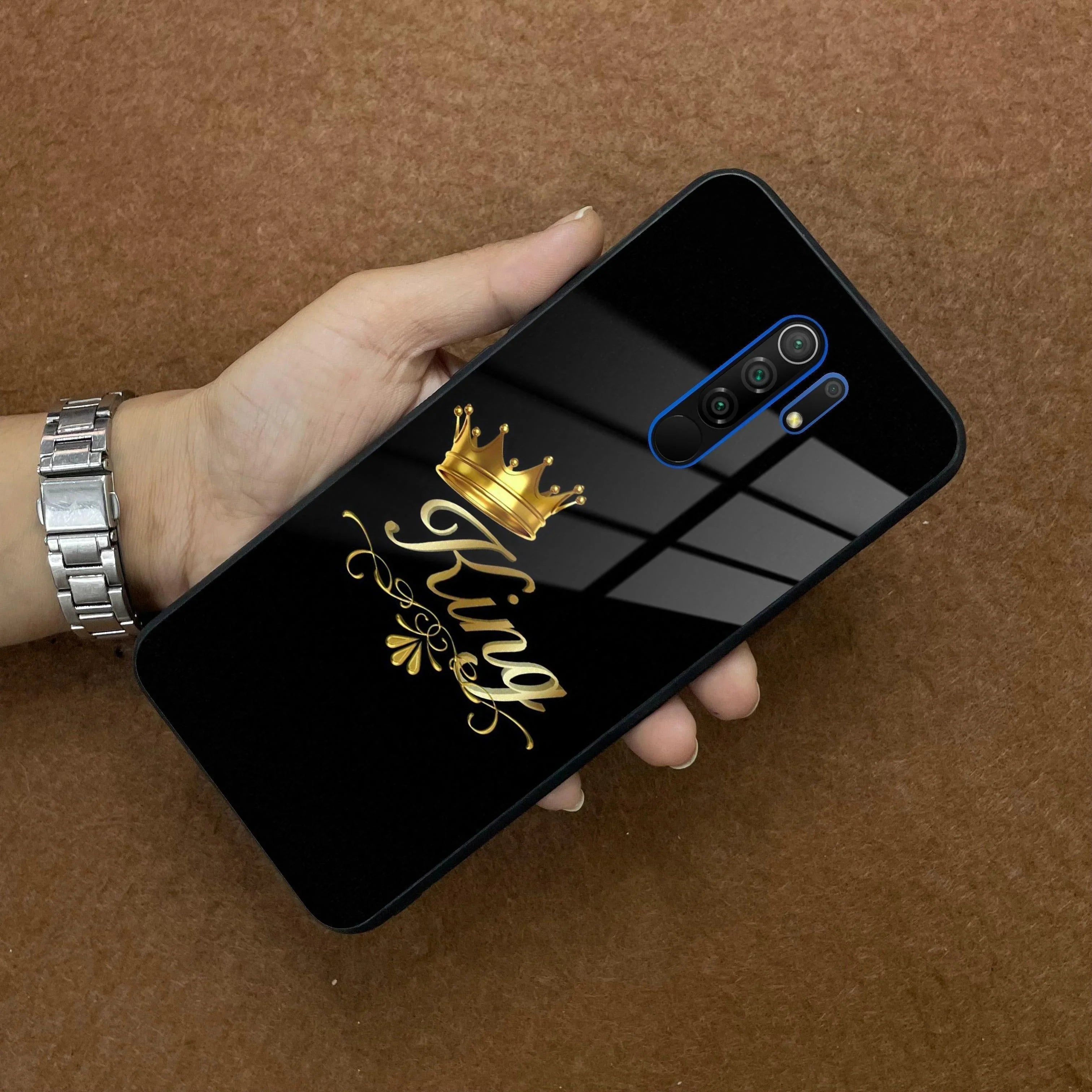 Cute King With Crown Glass Case For Redmi/Xiaomi - ShopOnCliQ