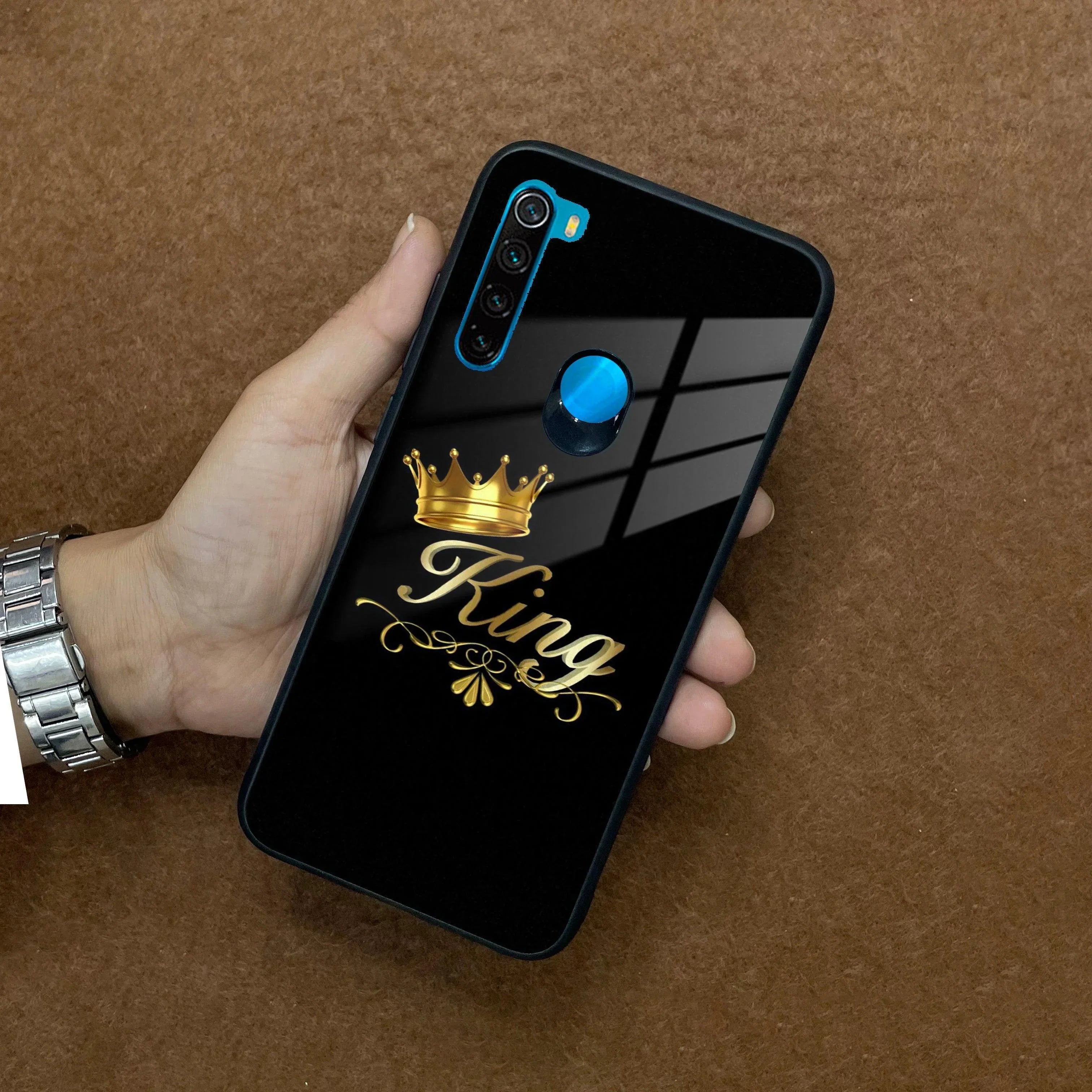 Cute King With Crown Glass Case For Redmi/Xiaomi - ShopOnCliQ