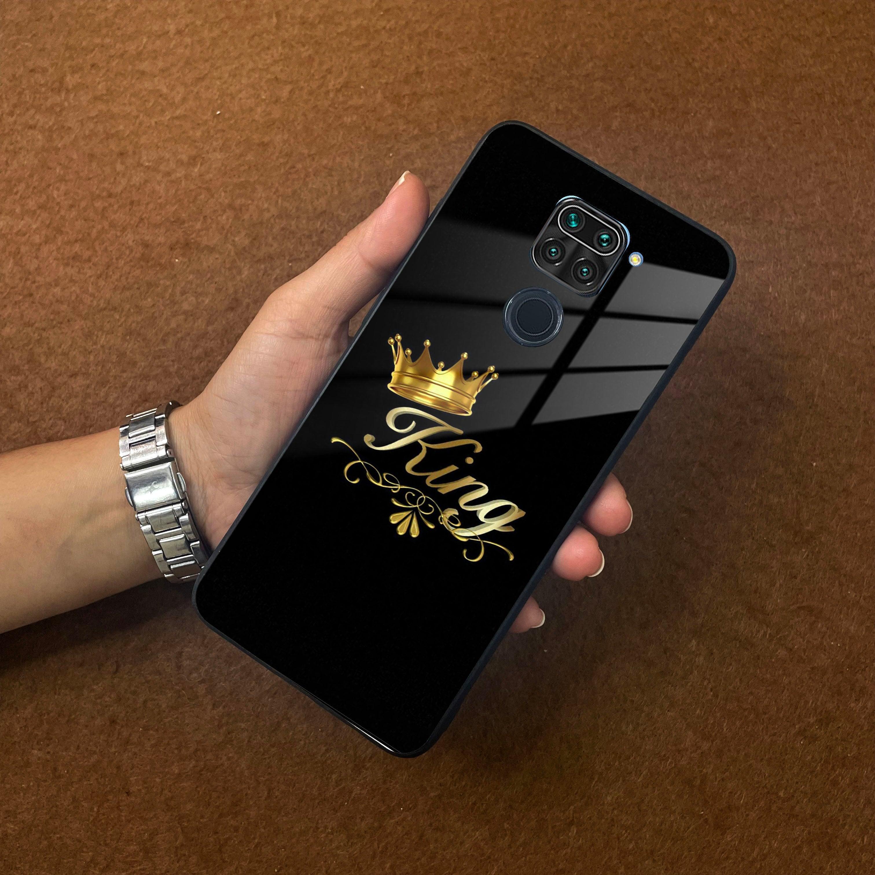 Cute King With Crown Glass Case For Redmi/Xiaomi - ShopOnCliQ