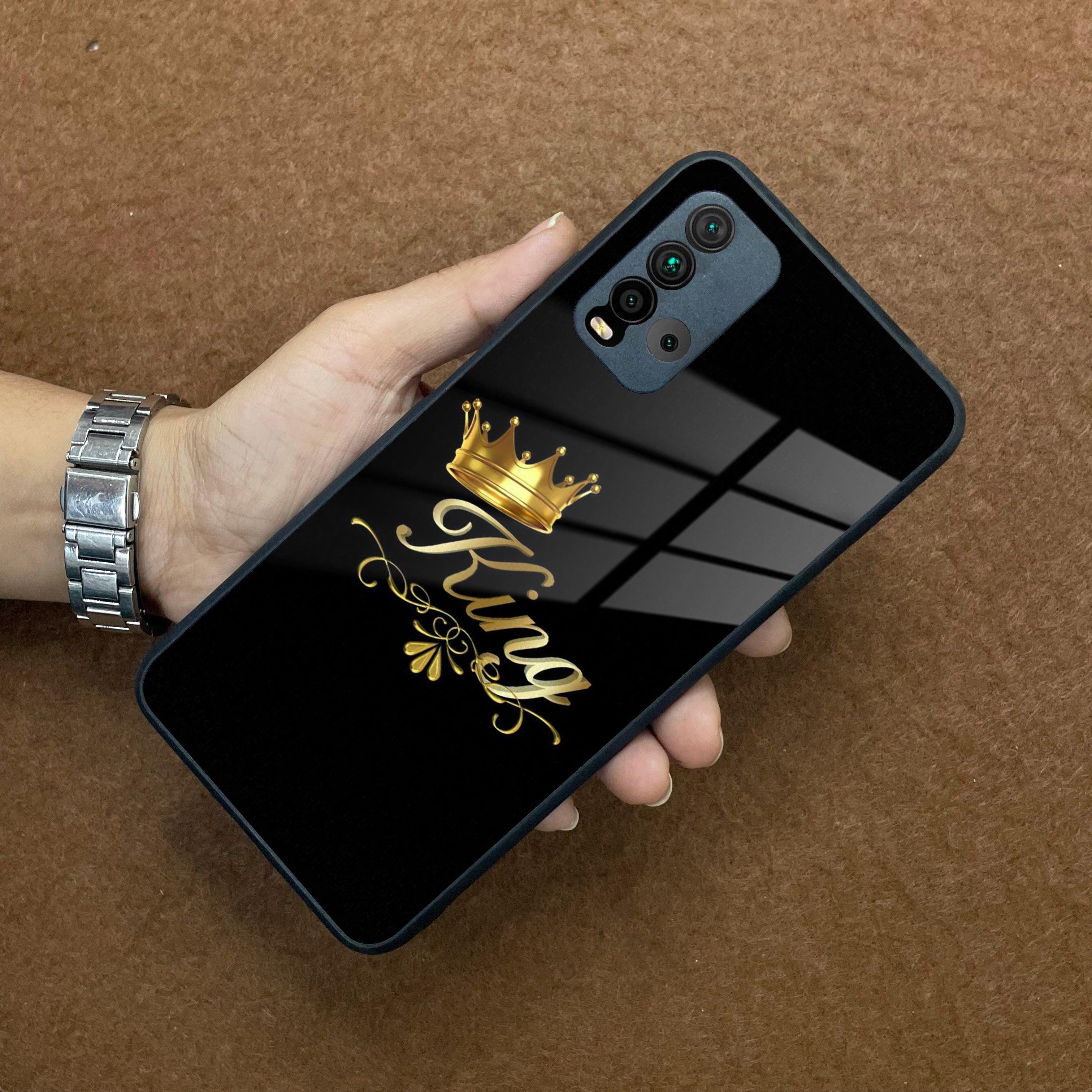 Cute King With Crown Glass Case For Redmi/Xiaomi - ShopOnCliQ