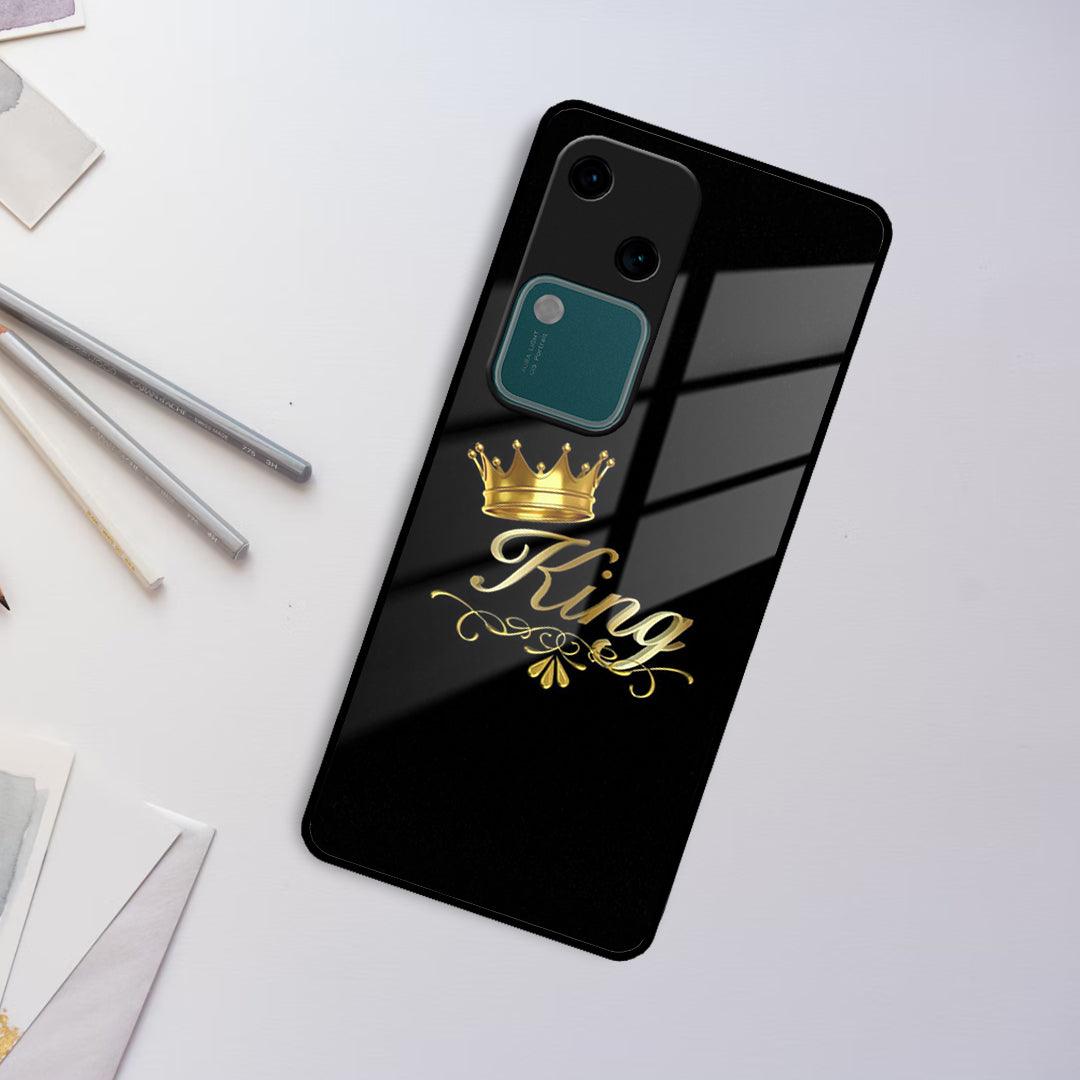 Cute King With Crown Glass Case For Vivo ShopOnCliQ