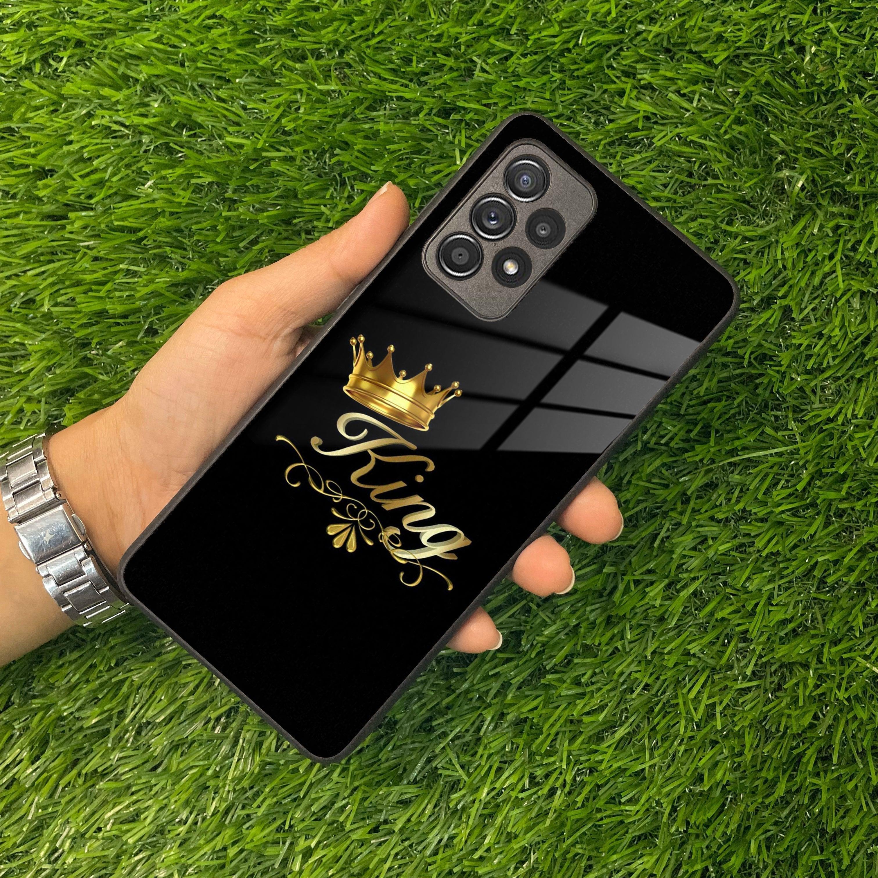Cute King With Crown Glass Case for Samsung - ShopOnCliQ