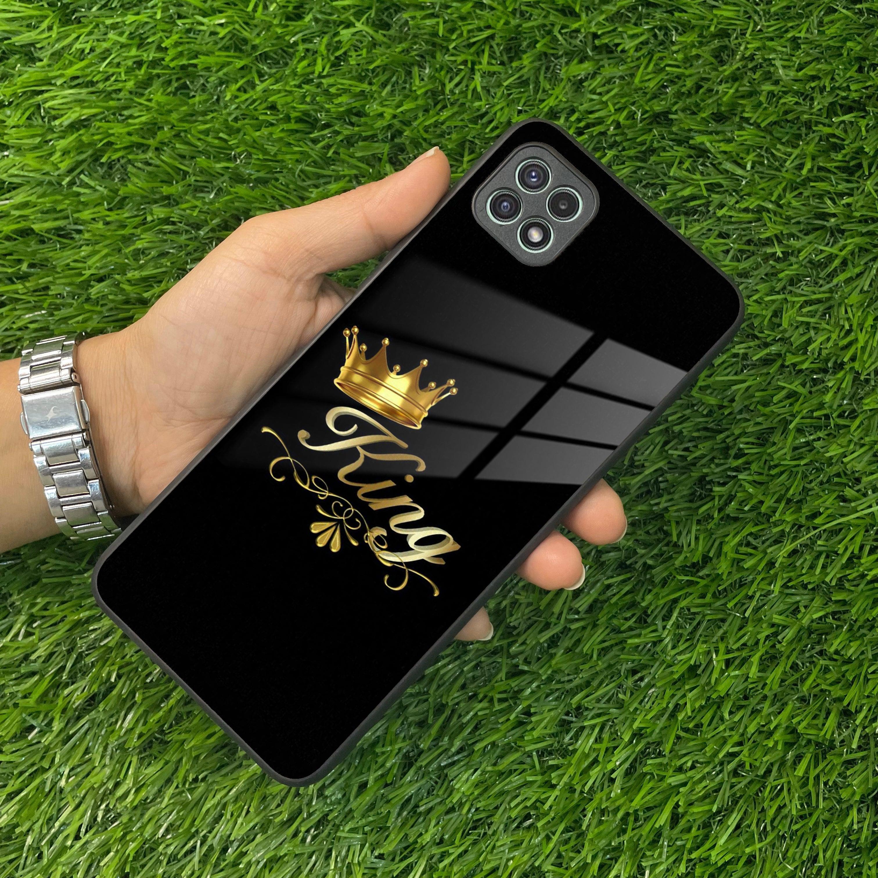 Cute King With Crown Glass Case for Samsung - ShopOnCliQ