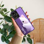 Cute Kitten Glossy Metal Case Cover For Oppo - ShopOnCliQ