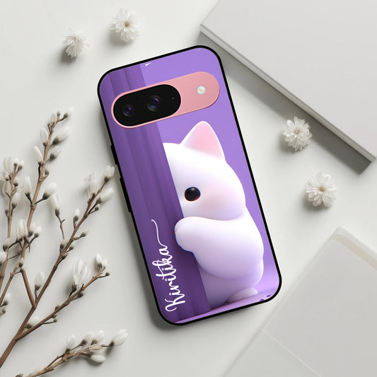 Cute Kittens Glossy Metal Case Cover For Google ShopOnCliQ