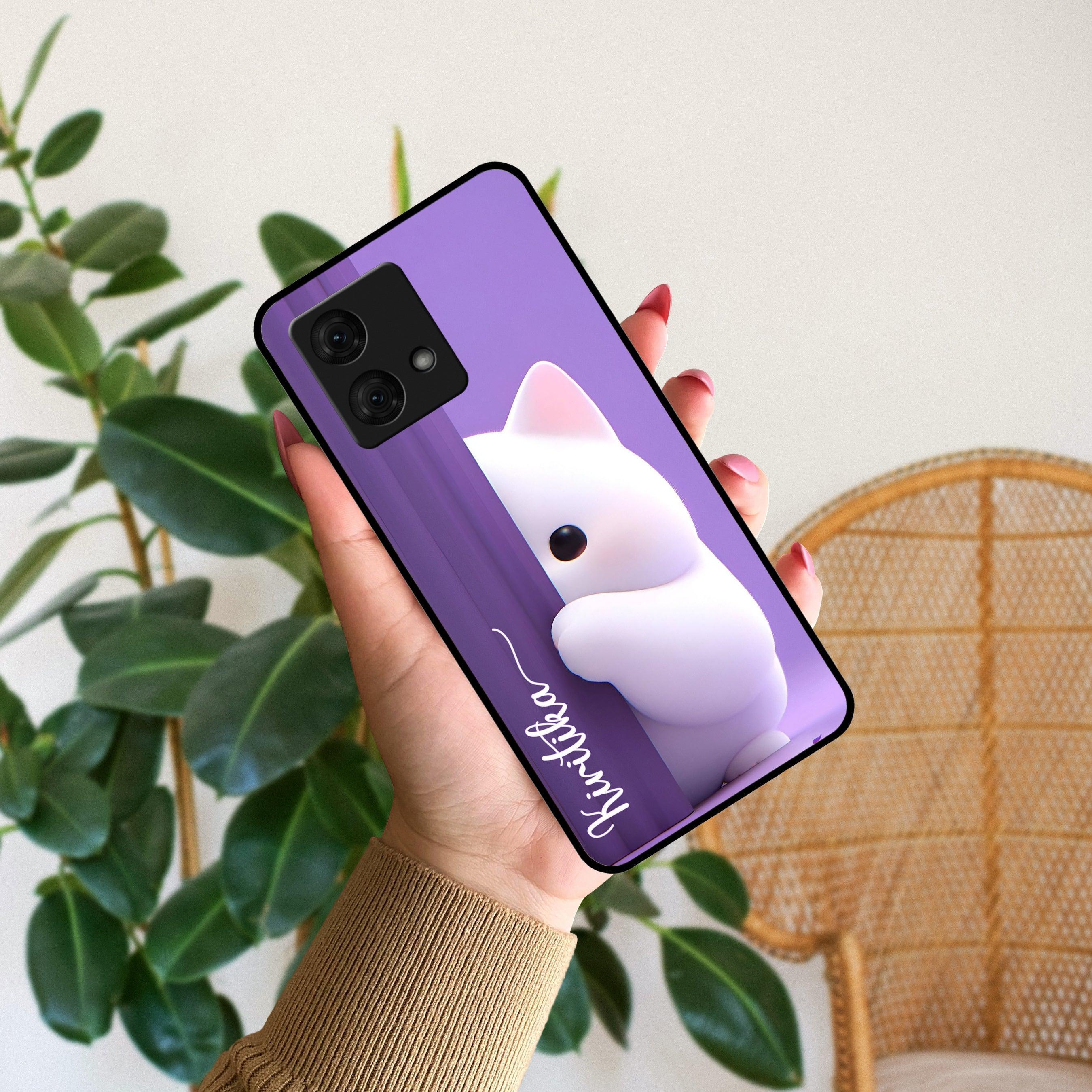 Cute Kittens Glossy Metal Case Cover For Motorola - ShopOnCliQ