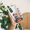 Cute Love Couple Customize Transparent Silicon Case For OnePlus 9 Pro