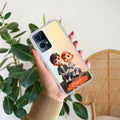Cute Love Couple Customize Anti Yellow Case For Oppo Reno 7 Pro 5G