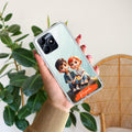 Cute Love Couple Customize Anti Yelllow Case For Realme C53