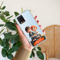 Cute Love Couple Customize Transparent Silicon Case For Realme GT Master Edition