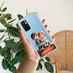 Cute Love Couple Customize Transparent Silicon Case For Redmi/Xiaomi