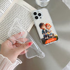 Cute Love Couple Customize Transparent Silicon Case For Vivo - ShopOnCliQ