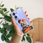 Cute Love Couple Customize Anti Yellow Clear Phone Case Vivo - ShopOnCliQ