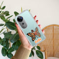 Cute Love Couple Customize Transparent Silicon Case For Vivo V40 5G
