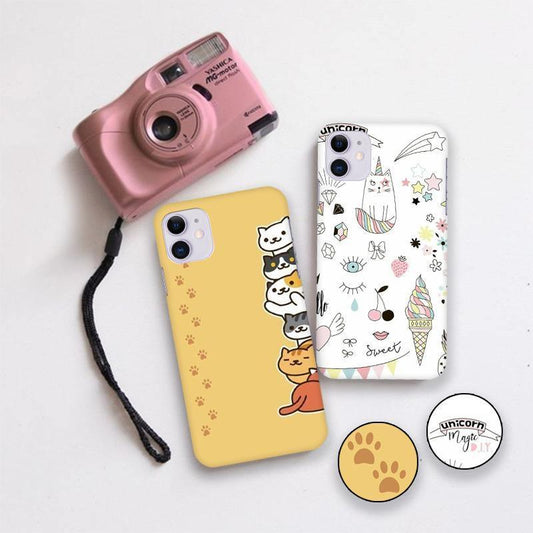 Cute Meow Print Slim Case Back Cover ShopOnCliQ