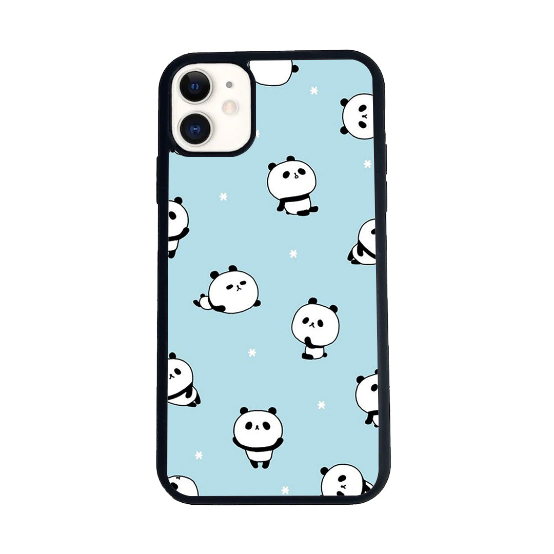 Cute Panda Blue Glossy Metal Case Cover For iPhone ShopOnCliQ