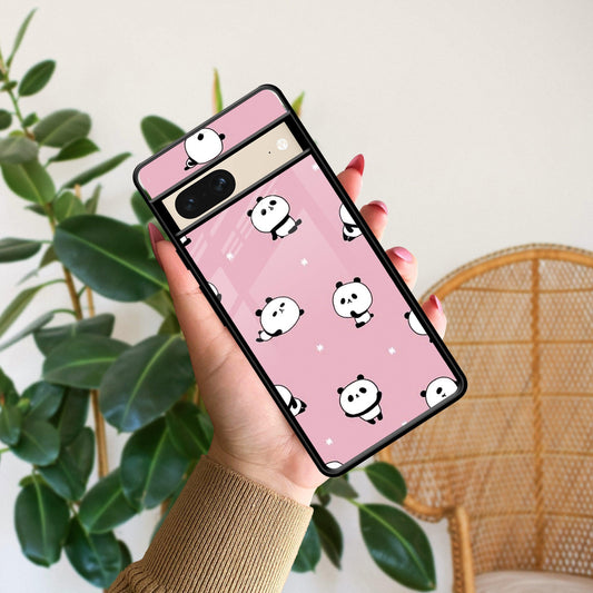 Cute Panda Glossy Metal Case Cover For Google - ShopOnCliQ