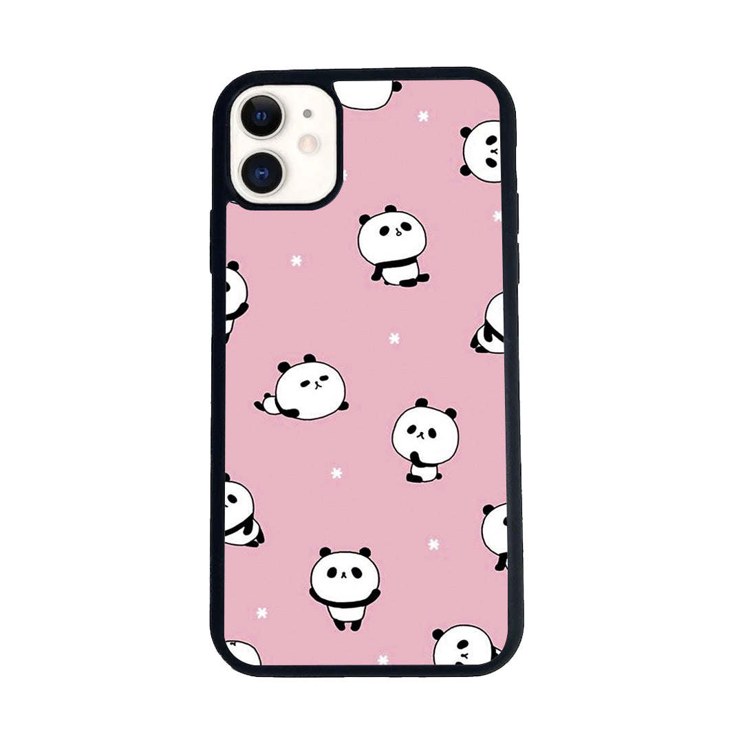 Cute Panda Glossy Metal Case Cover For iPhone ShopOnCliQ