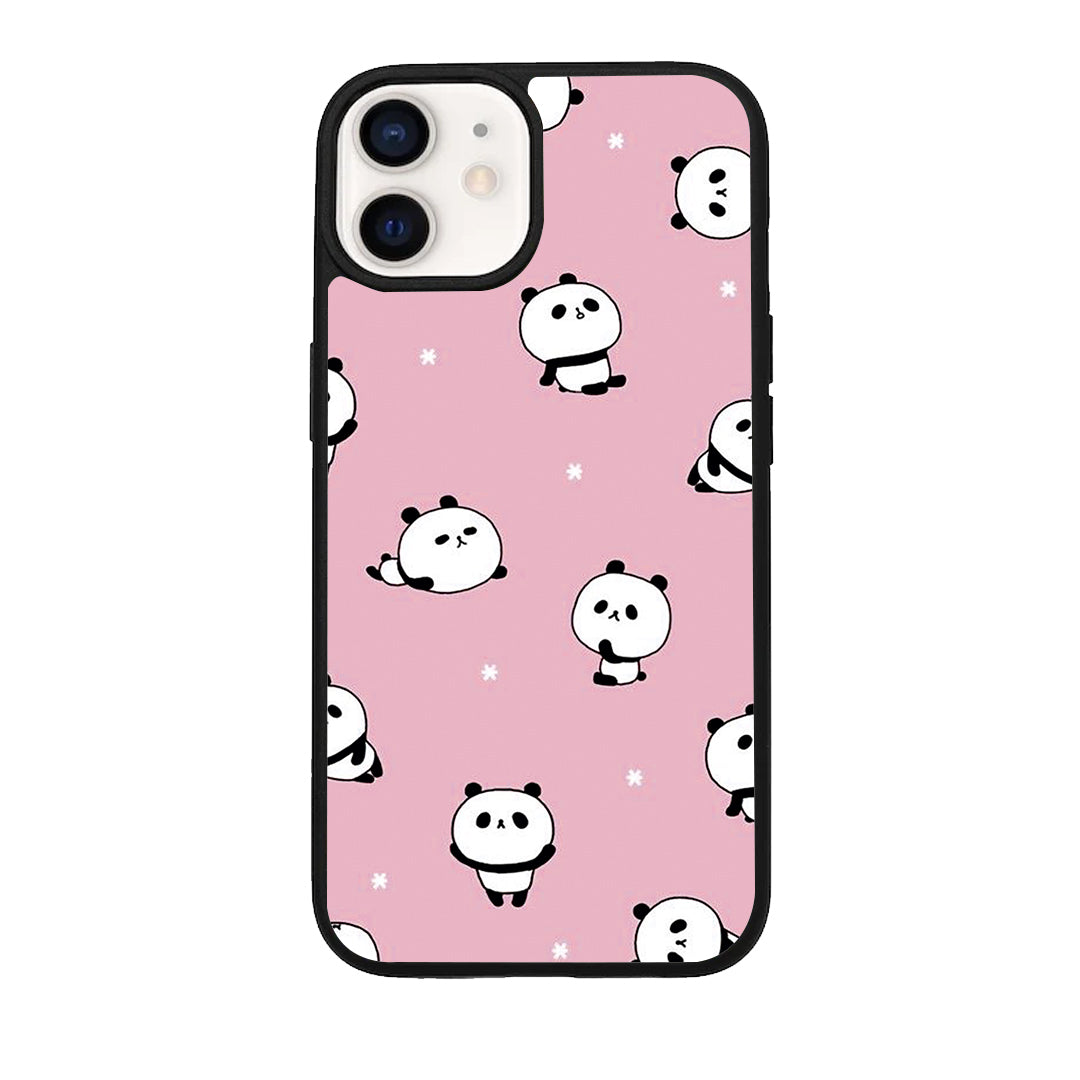 Cute Panda Glossy Metal Case Cover For iPhone ShopOnCliQ