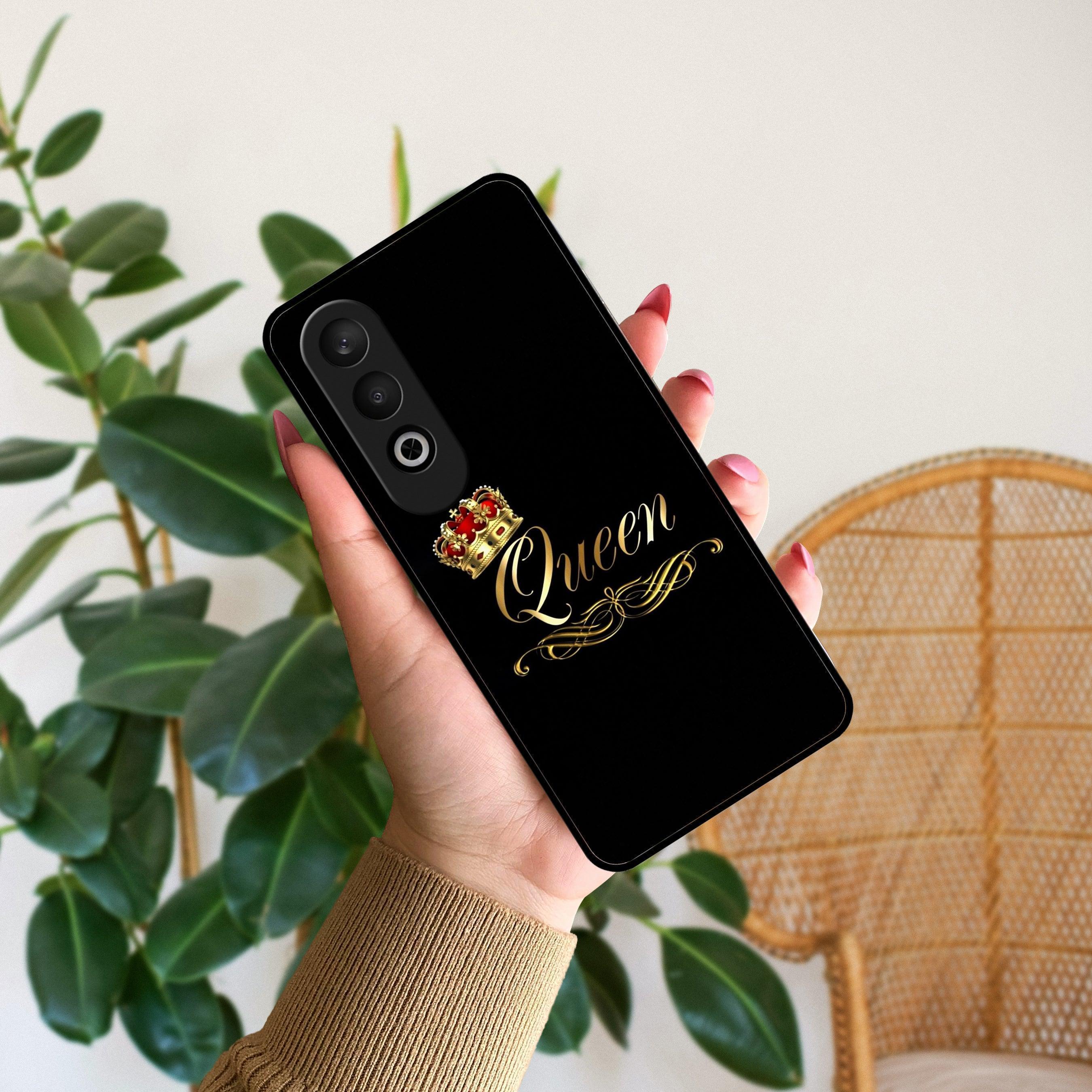 Cute Queen With Crown Glass Case For OnePlus - ShopOnCliQ