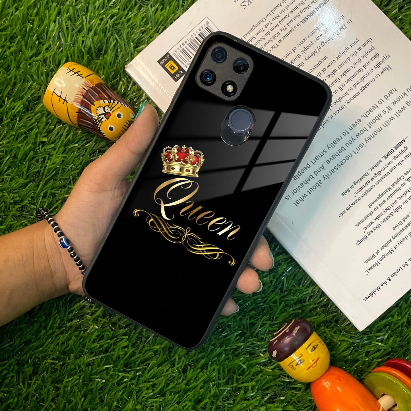 Cute Queen With Crown Glass Case For Oppo ShopOnCliQ