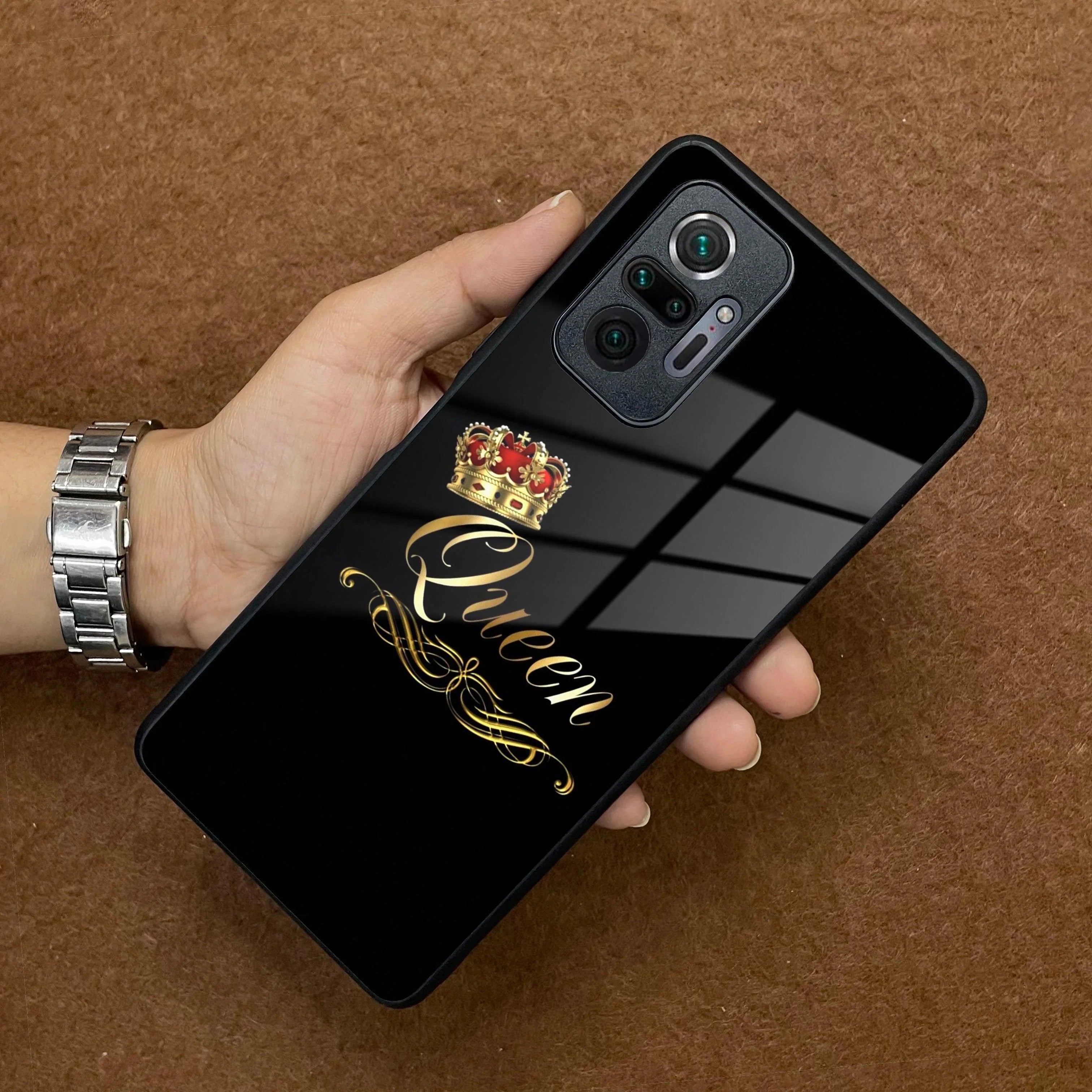 Cute Queen With Crown Glass Case For Redmi/Xiaomi - ShopOnCliQ