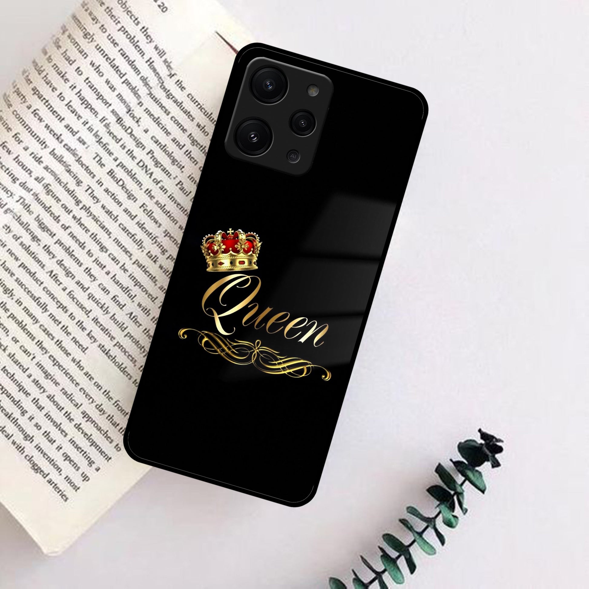 Cute Queen With Crown Glass Case For Redmi/Xiaomi ShopOnCliQ