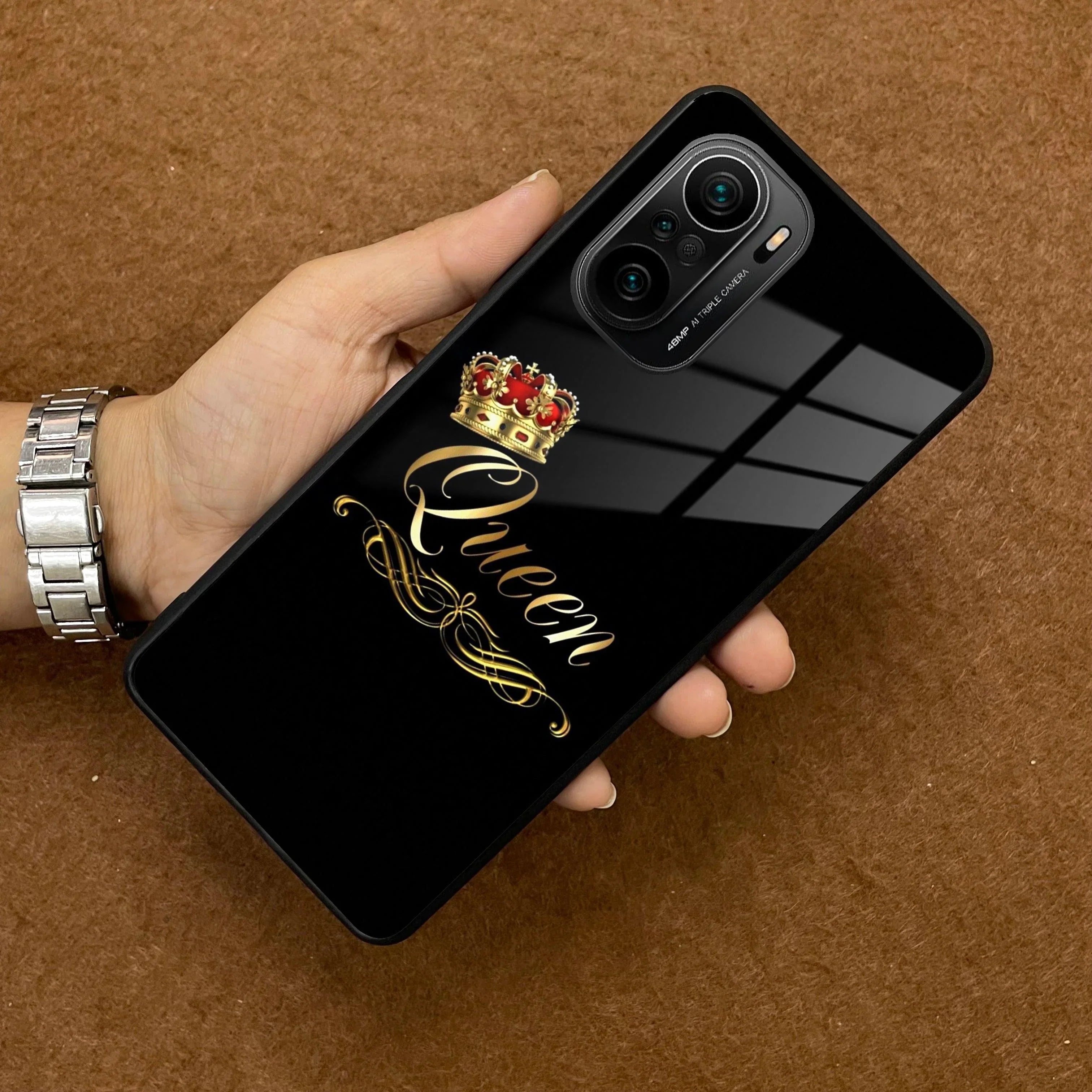 Cute Queen With Crown Glass Case For Redmi/Xiaomi - ShopOnCliQ