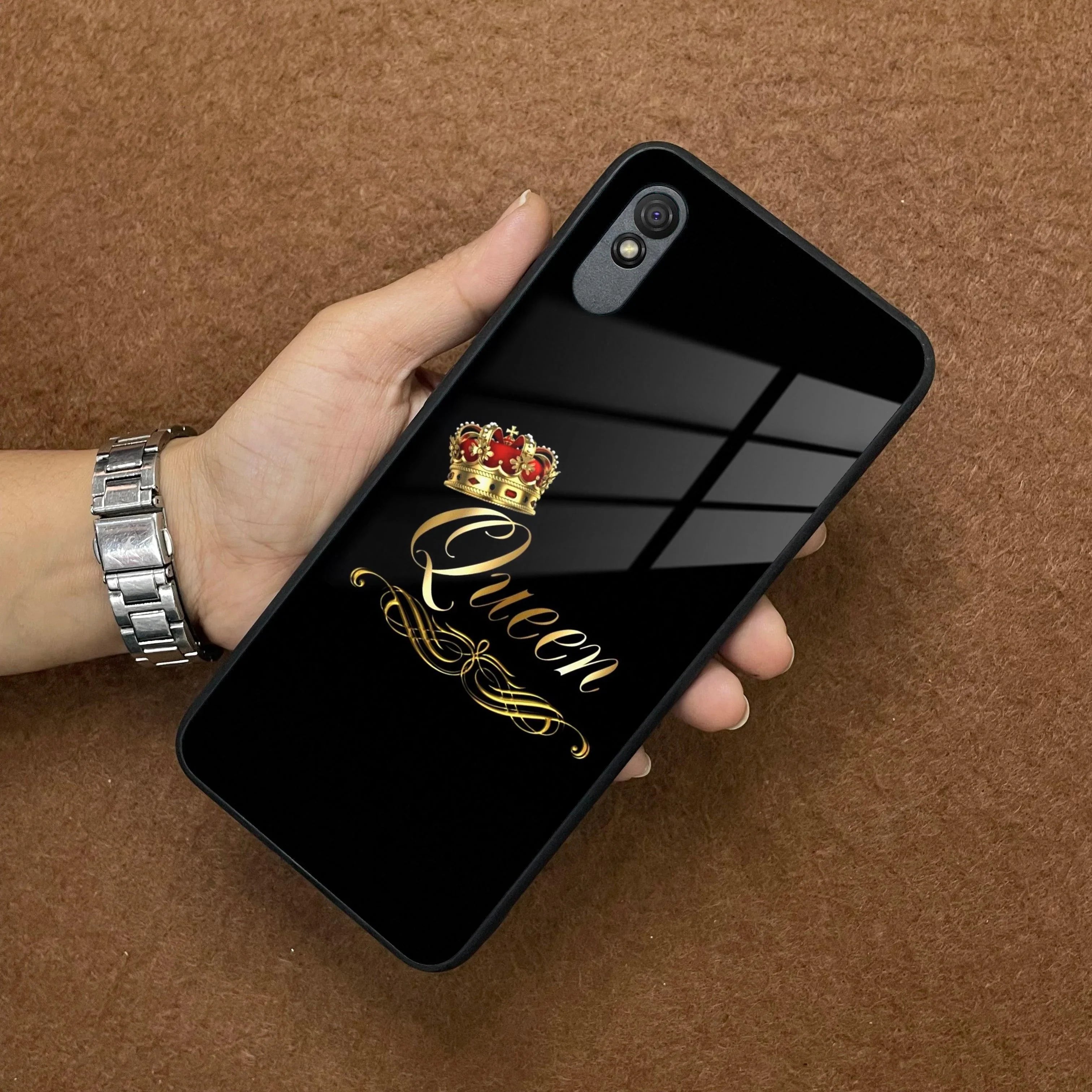 Cute Queen With Crown Glass Case For Redmi/Xiaomi - ShopOnCliQ