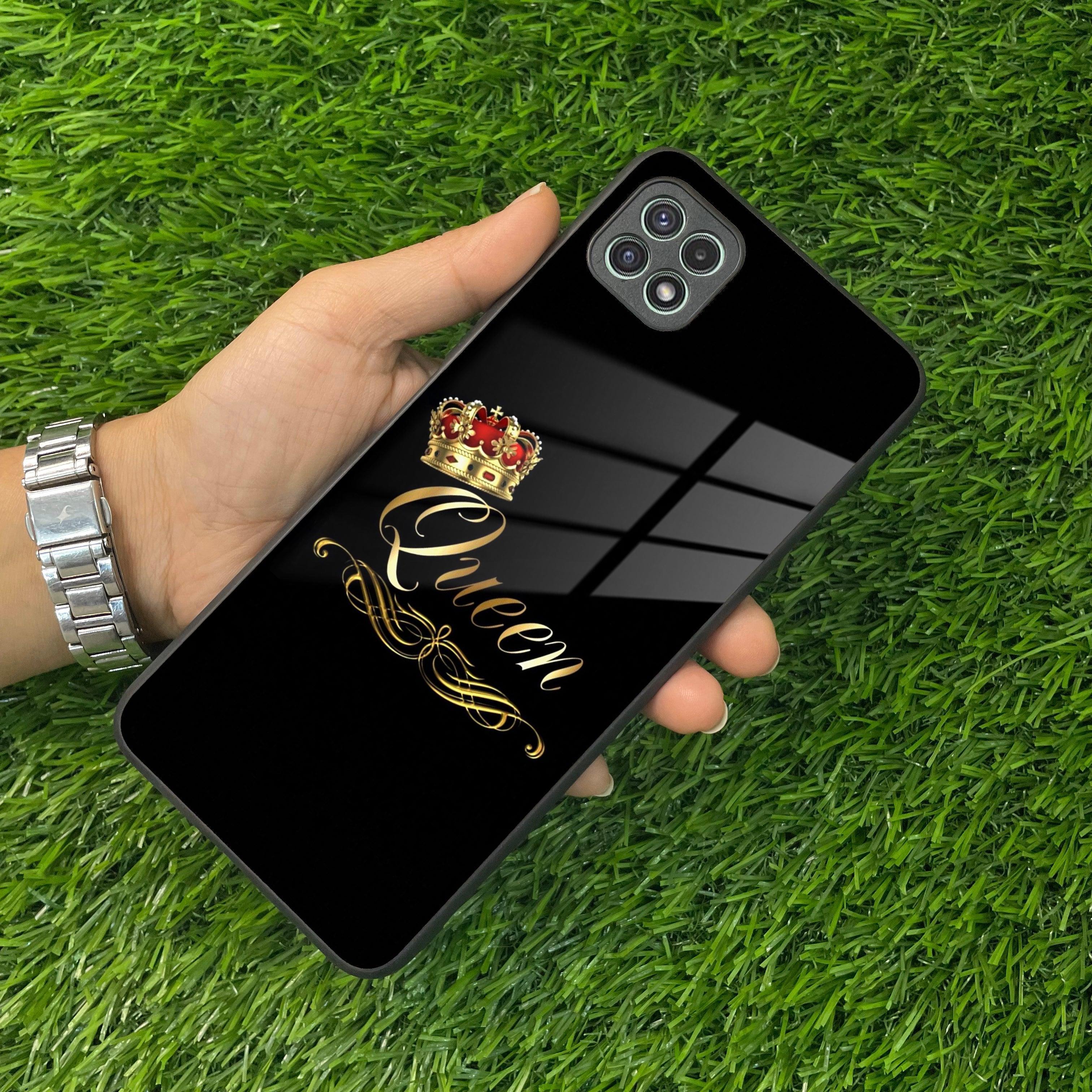 Cute Queen With Crown Glass Case for Samsung - ShopOnCliQ