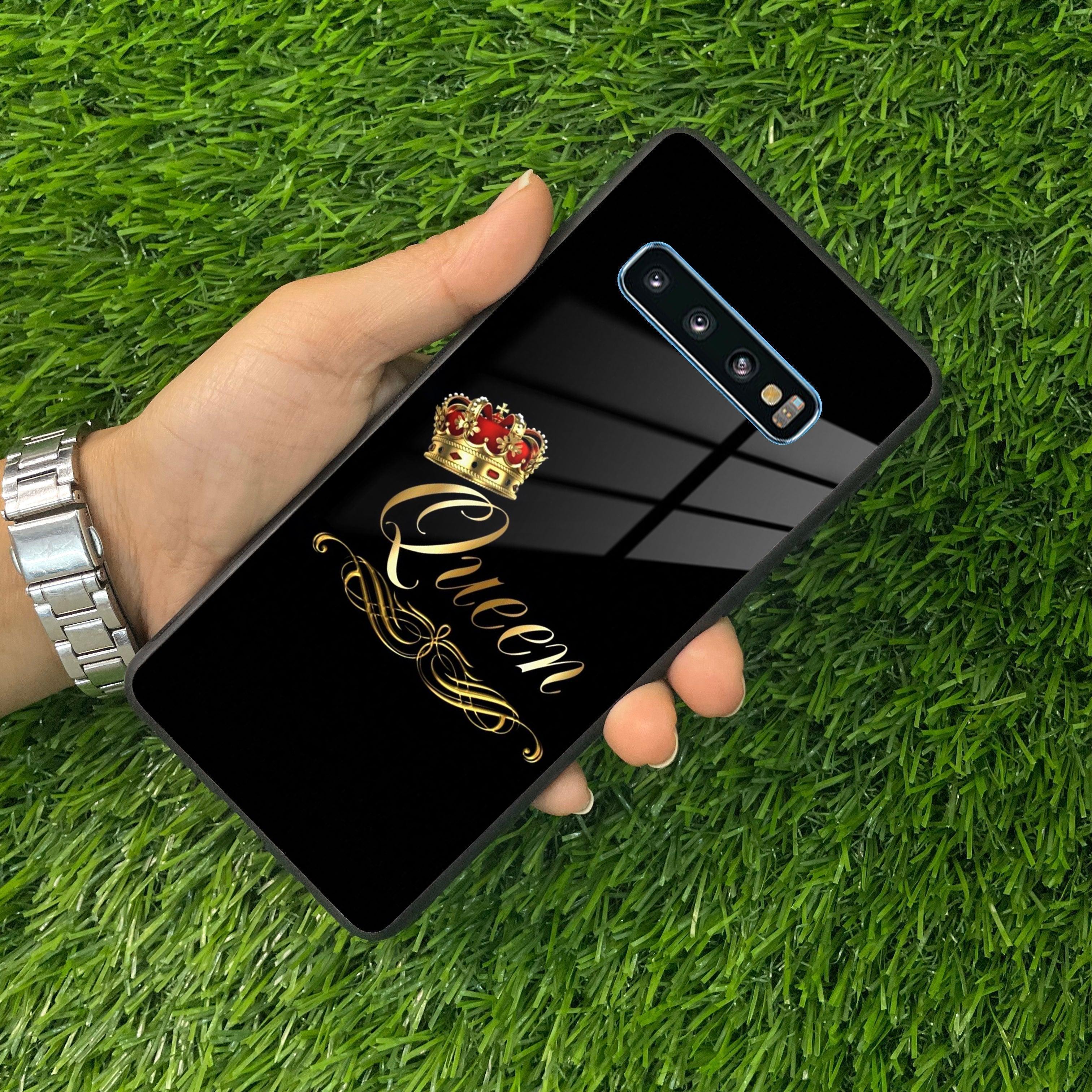 Cute Queen With Crown Glass Case for Samsung - ShopOnCliQ