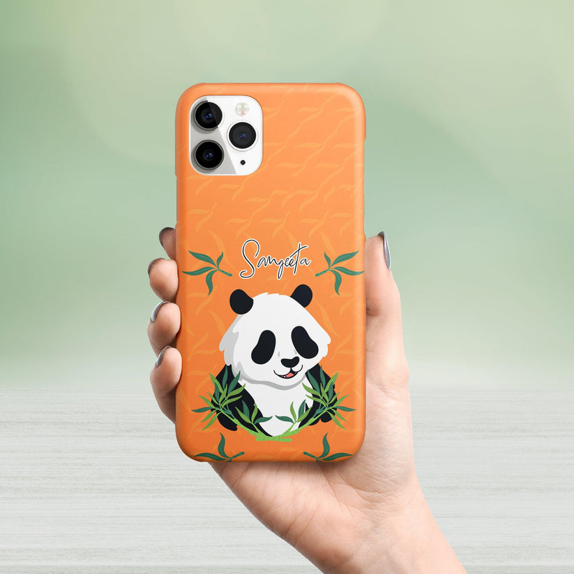 Cute Wild Panda Hard Matte Phone Case Cover For Realme/Narzo
