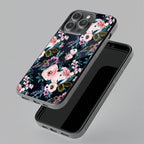 Cute Floral Glass Case Cover For Samsung - ShopOnCliQ