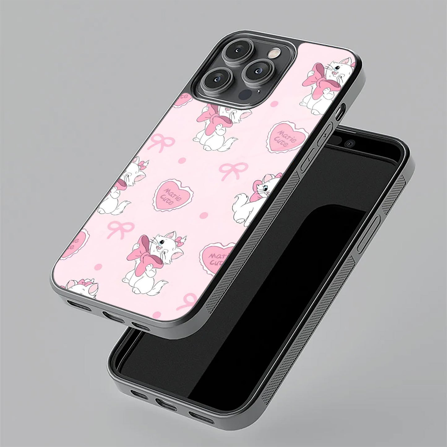 Cute Kitty Bliss Glass Case Cover For Motorola