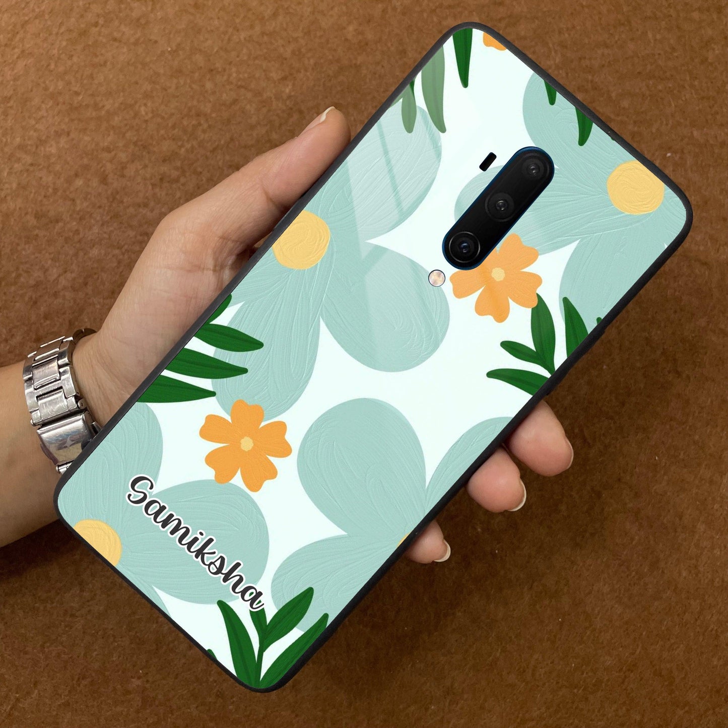 Daisy Dreams Customized Glass Case Cover For OnePlus - ShopOnCliQ