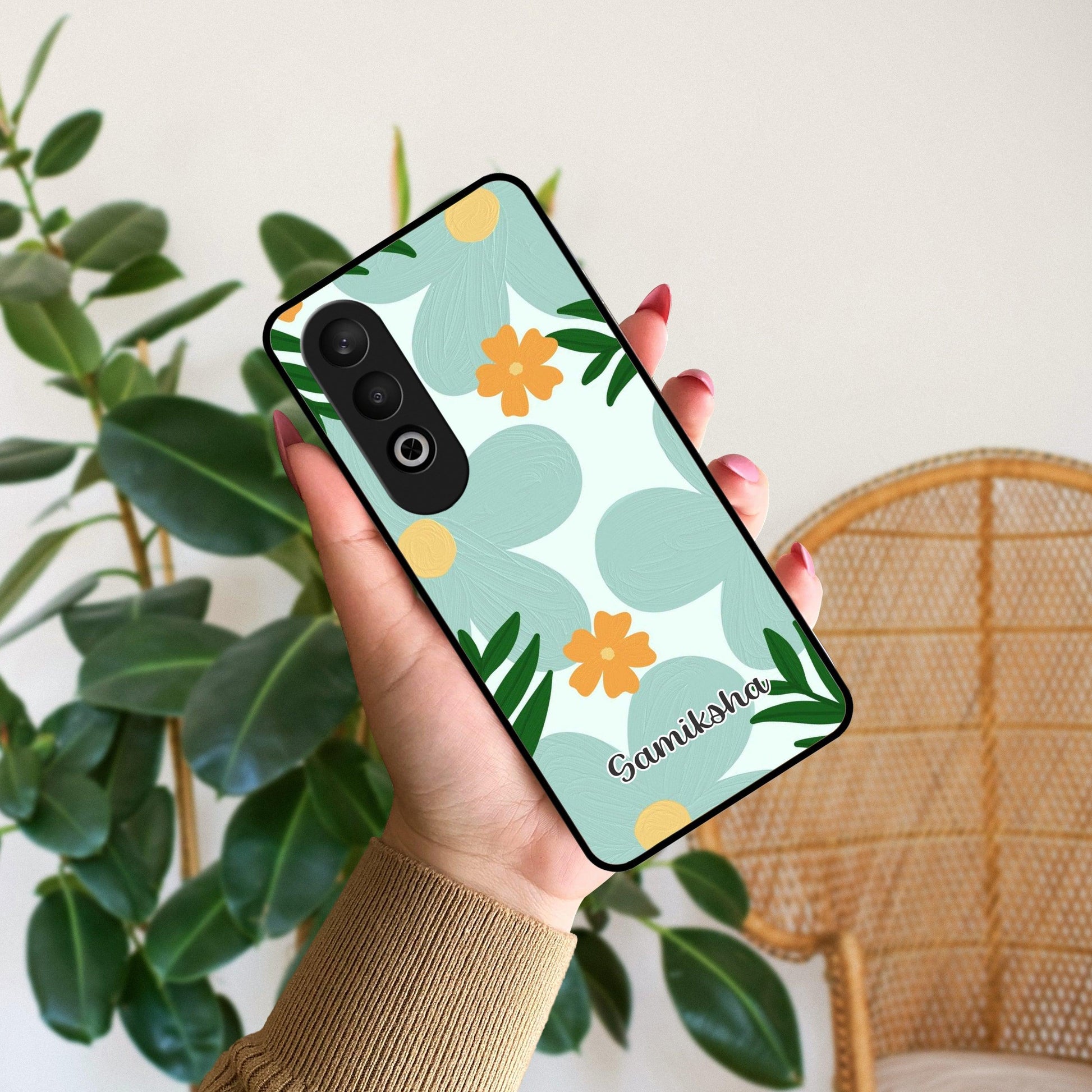 Daisy Dreams Customized Glass Case Cover For OnePlus - ShopOnCliQ