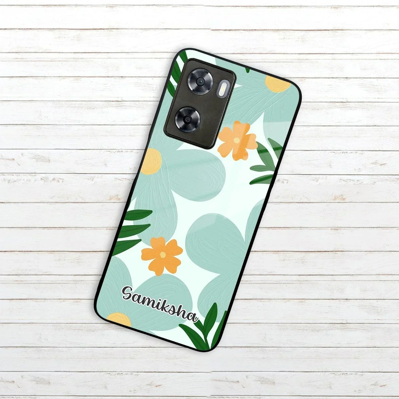 Daisy Dreams Customized Glass Case Cover For Oppo - ShopOnCliQ