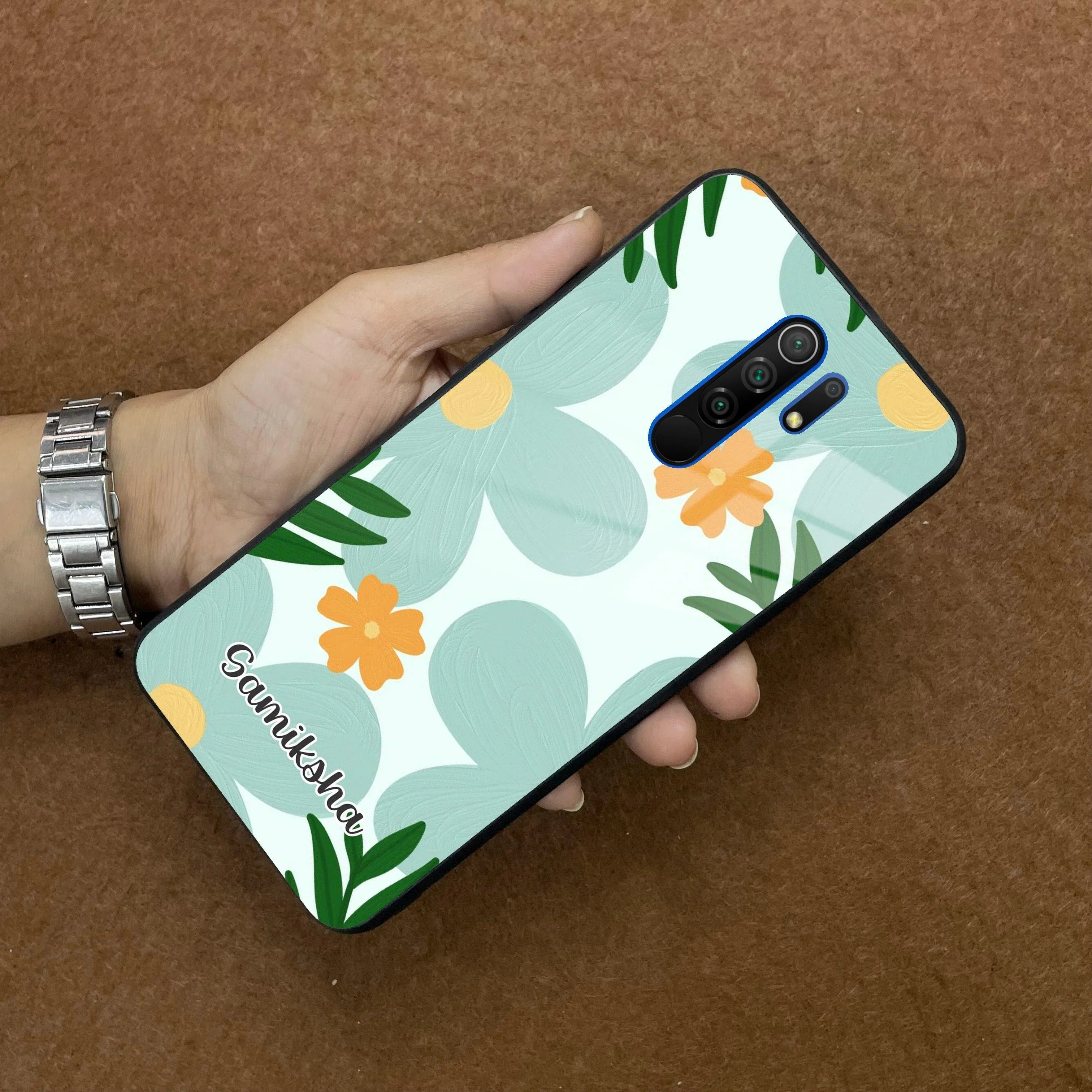 Daisy Dreams Customized Glass Case Cover For Poco - ShopOnCliQ