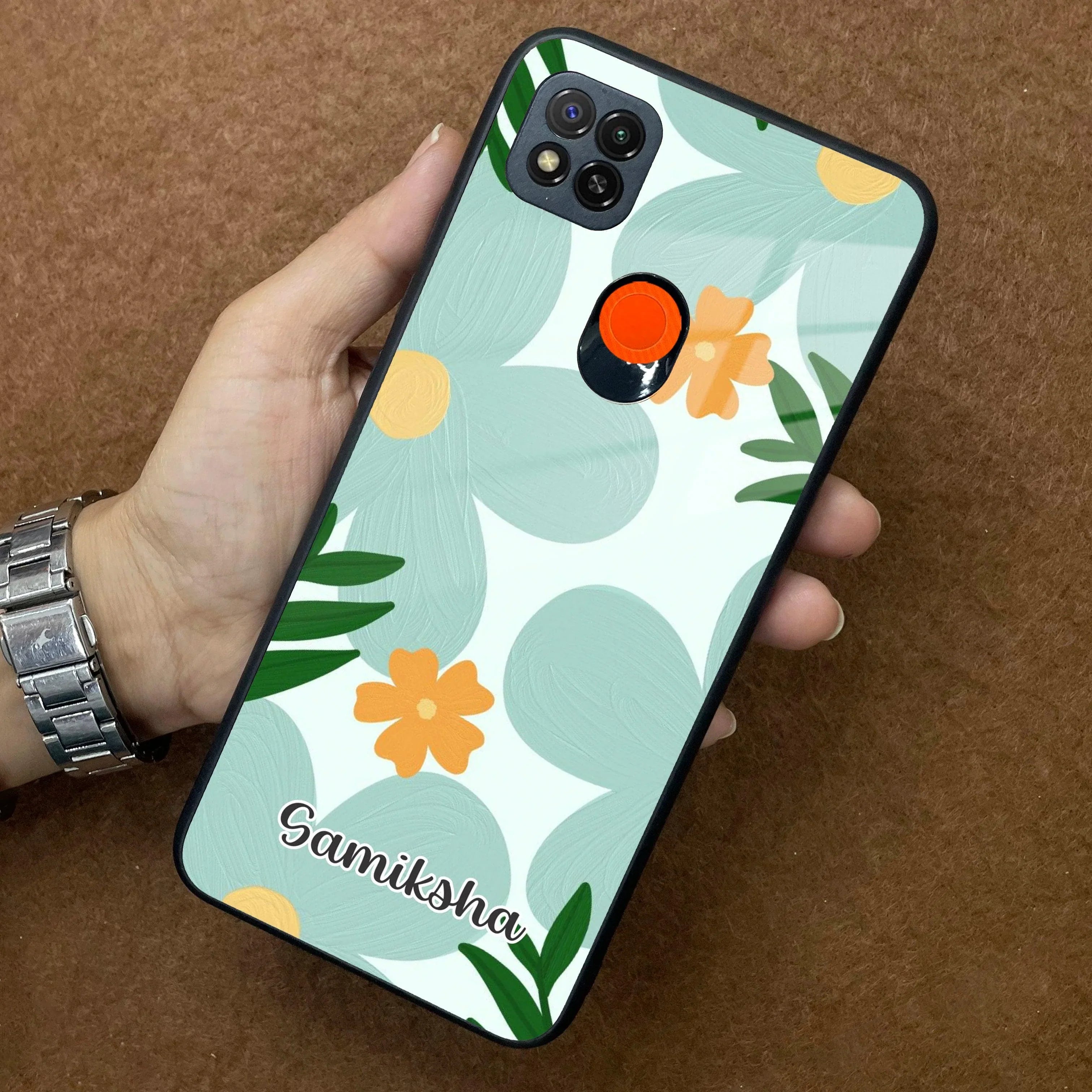 Daisy Dreams Customized Glass Case Cover For Poco - ShopOnCliQ
