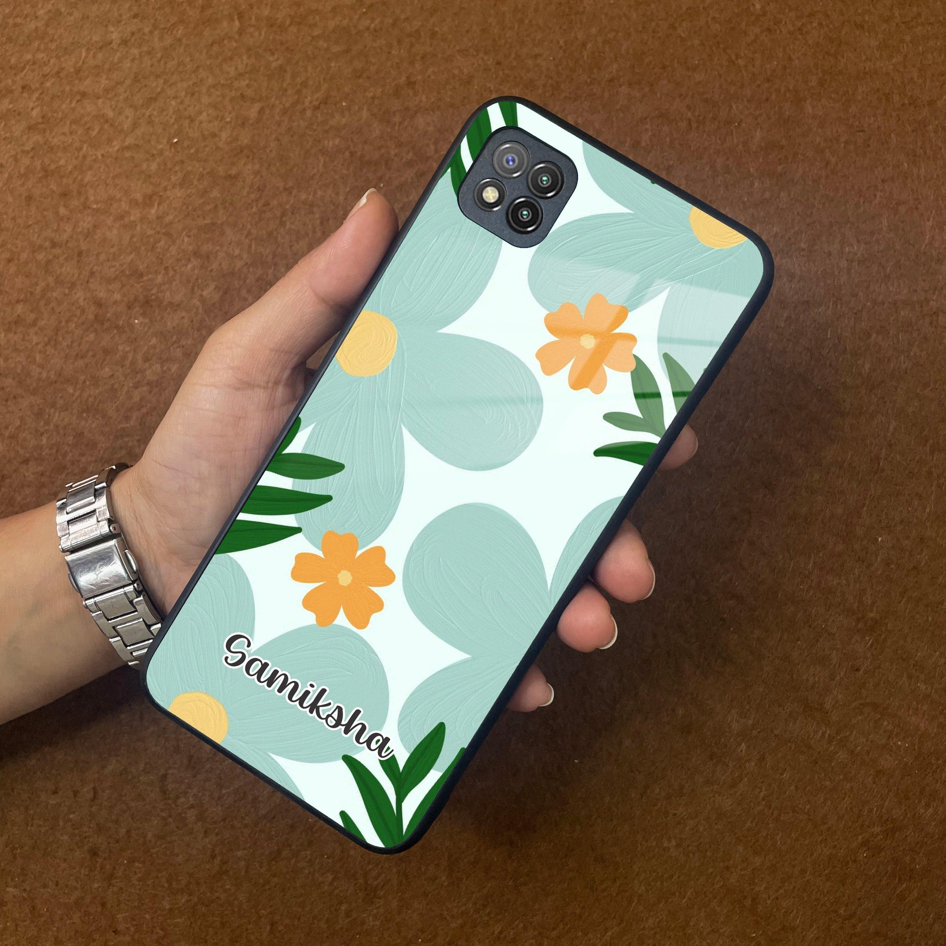 Daisy Dreams Customized Glass Case Cover For Poco - ShopOnCliQ