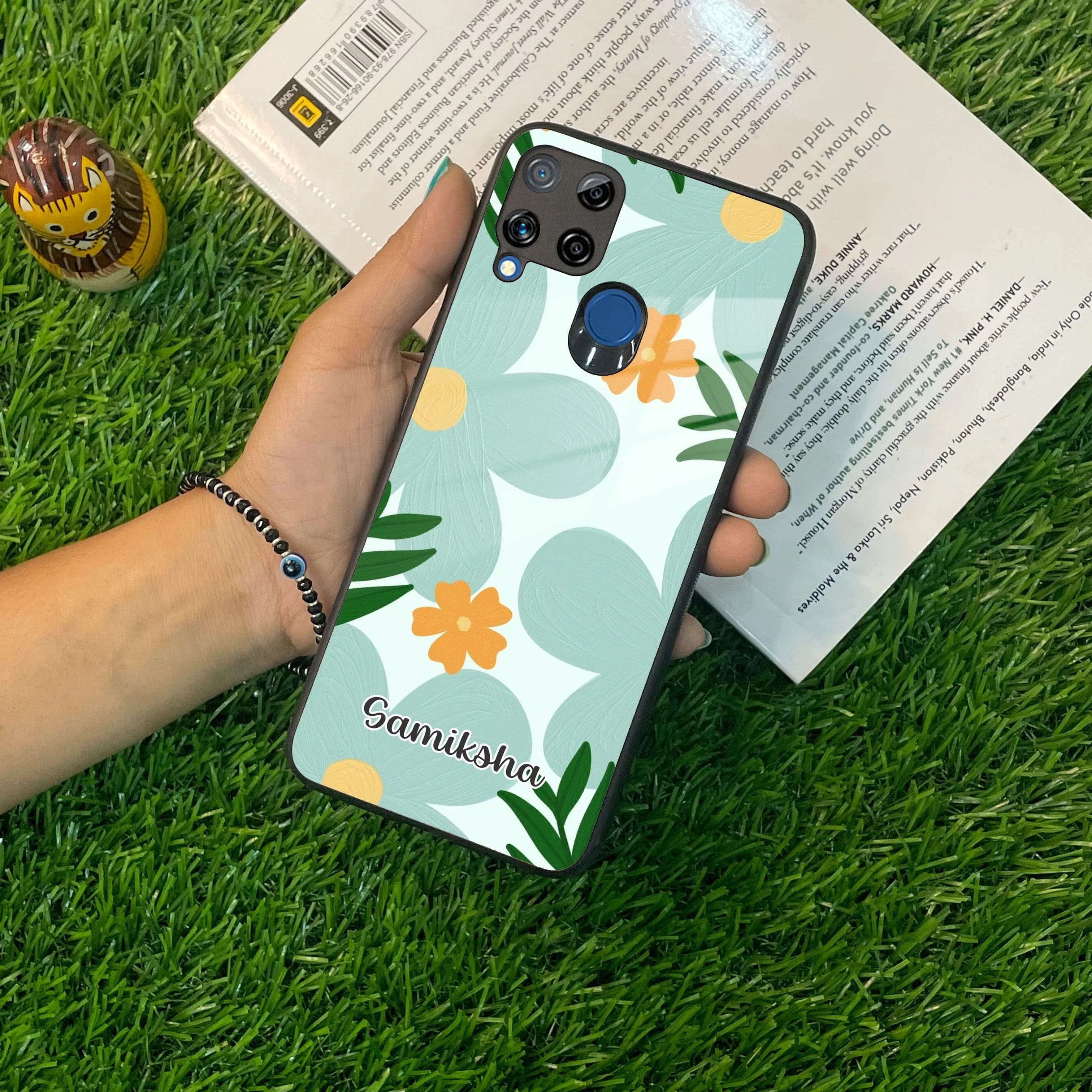 Daisy Dreams Customized Glass Case Cover For Realme/Narzo - ShopOnCliQ